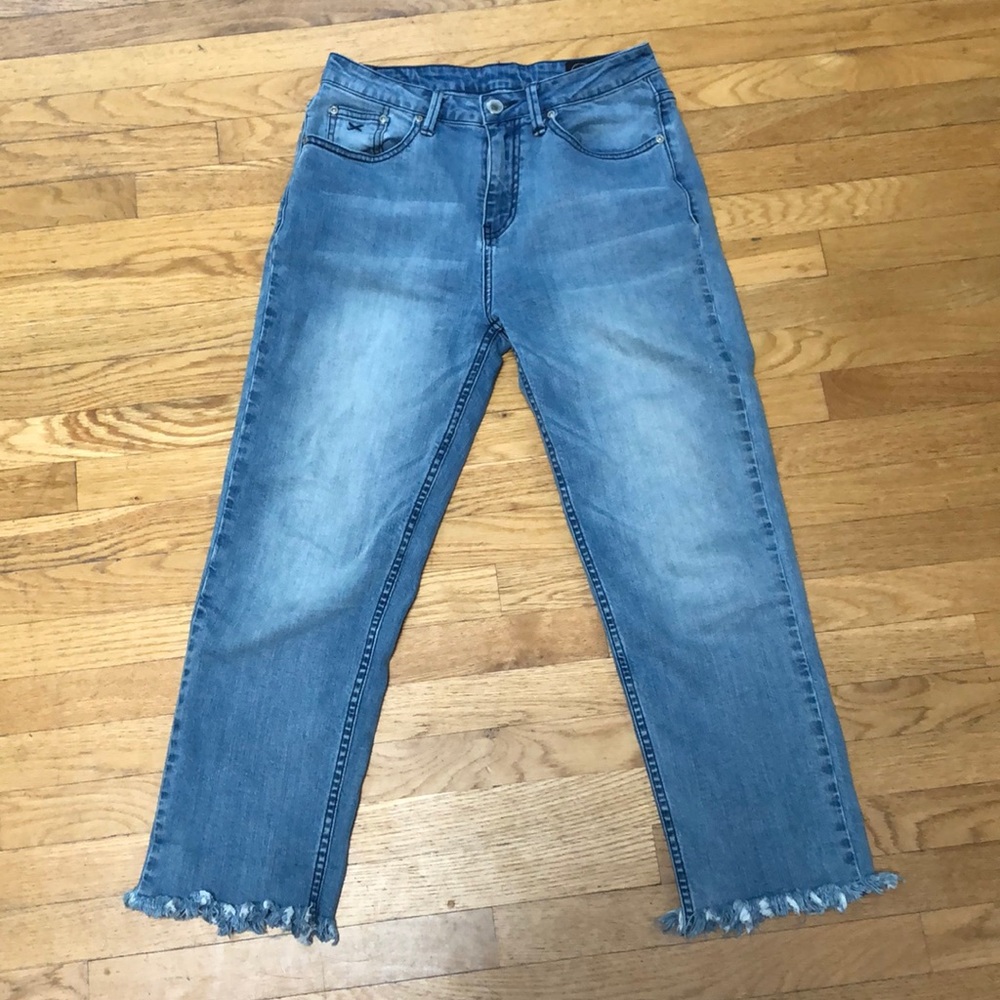 Jeans high waisted crop